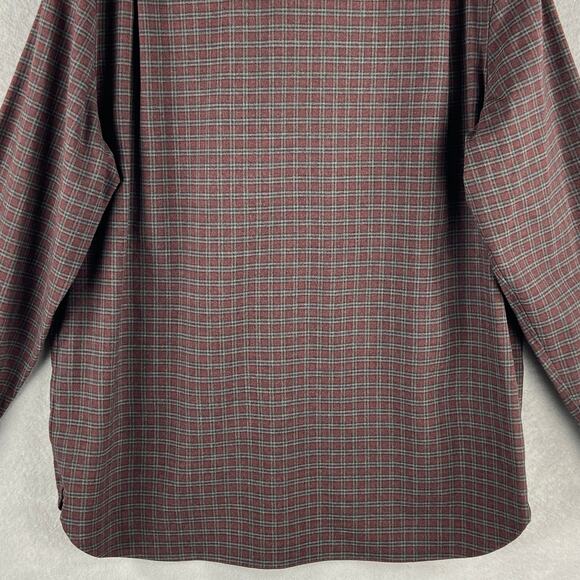 Vince Men's XL Classic Fit Flannel Button-Up Shirt Long Sleeve Check Print NEW - Picture 7 of 13